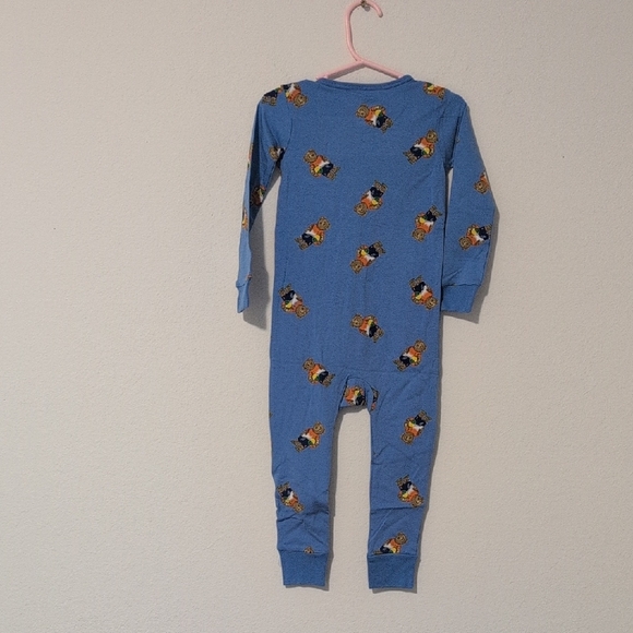 Ralph Lauren Blue Bear Print Footies - Picture 3 of 9